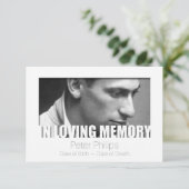 Begegnung von Erinnerungsvorlagen mit Leben 3 Einladung (Stehend Vorderseite)