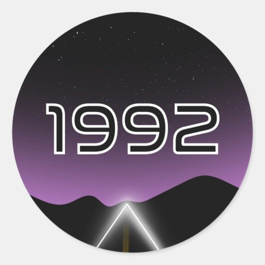 Begegnungen 1992 runder aufkleber (Vorderseite)