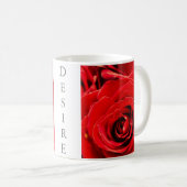 Begehren Sie rote Rosen 11oz Classic Mug Kaffeetasse (VorderseiteRechts)
