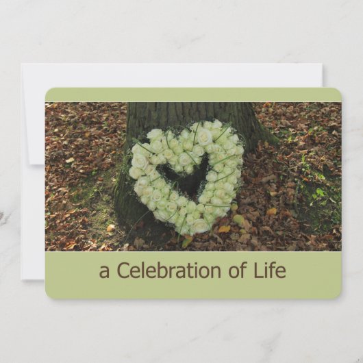 Begehung der Einladung zur Gedenkstätte (Vorderseite)