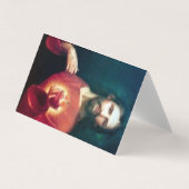 Begehung der Gebetskarte des Heiligen Herzens Visitenkarten (Vorderseite)