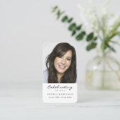 Begehung der Gedenkkarte für das Foto des Lebens Visitenkarte (Stehend Vorderseite)