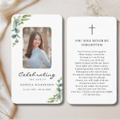 Begehung der Gedenkkarte für das Foto des Lebens Visitenkarte