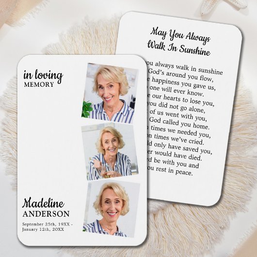 Begehung der Gedenkkarte für das Foto "Life 3"