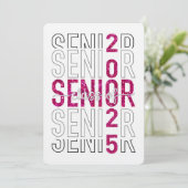 Begehung der Klasse des Abschlusses 2025 Einladung (Stehend Vorderseite)