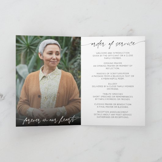 Begehung der lebenslangen Bestattungsordnung Programm (Innenseite)