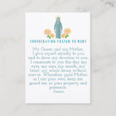 Begehung der Marienkarte Visitenkarte (Vorderseite)