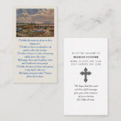 Begehung der Sympathiekarte des Lebens Visitenkarte (Vorne/Hinten)