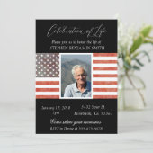 Begehung der Veteranen-Fahne zum Gedenken an das L Einladung (Stehend Vorderseite)