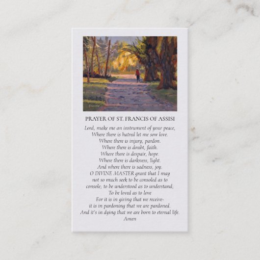 Begehung der Wohlfühlkarte des Lebenslandes Visitenkarte (Vorderseite)