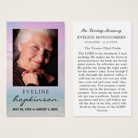 Begehung des Fotos des Lebens im Ozean (Vorne & Hinten)