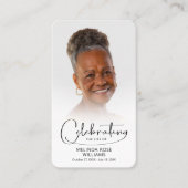 Begehung des Fotos Lebensgebet Visitenkarte (Vorderseite)