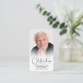 Begehung des Fotos Lebensgebet Visitenkarte (Stehend Vorderseite)