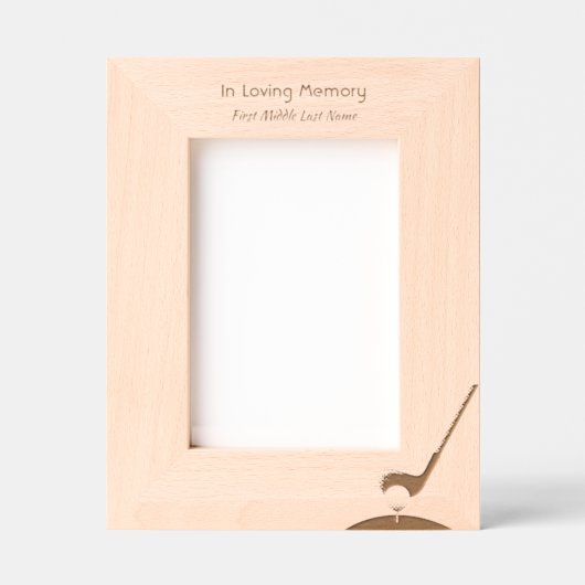 Begehung des Gedenkens an das Leben Golfer Geätzte Rahmen (Vorderseite)