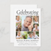 Begehung des Lebens | FotoCollage Einladung (Vorne/Hinten)