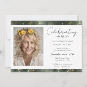 Begehung des Lebenslebens des Fotos von Olivenblät Einladung (Vorderseite)