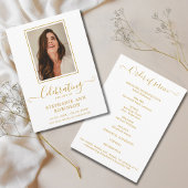 Begehung des Life Foto Gold Order of Service Programm