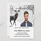 Begehung von Bäumen auf dem Lebensweg Einladung (Rückseite)