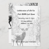 Begehung von Bäumen auf dem Lebensweg Einladung (Vorne/Hinten)