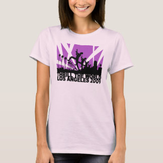 Begeistern Sie das WeltLos Angeles ~ Rosa 2009 T-Shirt