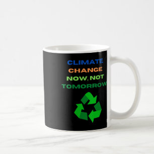 Begeisterte Frauen für den Klimawandel, Umwelt Kaffeetasse