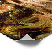 Begeisterte Madonna mit Kind Poster (Ecke)