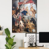 Begeisterte Madonna Poster (Heimbüro)