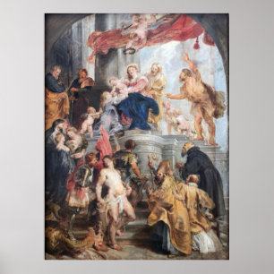 Begeisterte Madonna Poster