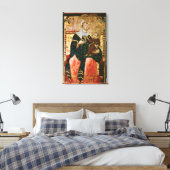 Begeisterte Madonna und Kind, c.1260 Leinwanddruck (Insitu (Schlafzimmer))
