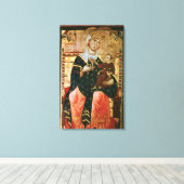 Begeisterte Madonna und Kind, c.1260 Leinwanddruck (Insitu (Holzboden))