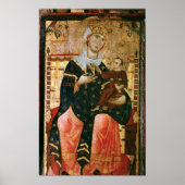 Begeisterte Madonna und Kind, c.1260 Poster (Vorne)