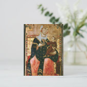 Begeisterte Madonna und Kind, c.1260 Postkarte (Stehend Vorderseite)