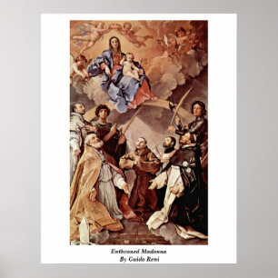 Begeisterte Madonna von Guido Reni Poster