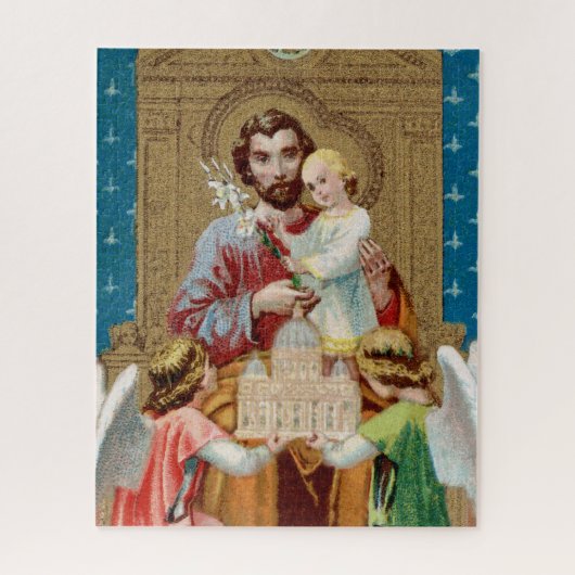 Begeisterter St. Joseph empfängt Vatikane Maquette Puzzle (Vertikal)