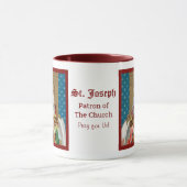 Begeisterter St. Joseph empfängt Vatikane Maquette Tasse (Zentrum)