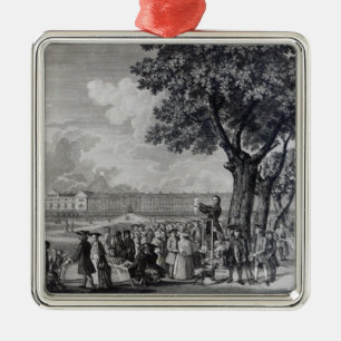 Begeisterung angezeigt silbernes ornament