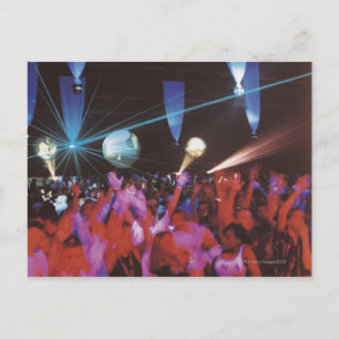 Begeisterung beim Tanzen Postkarte