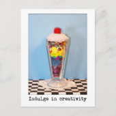 Begeisterung für Kreativitätsfotografie Postkarte (Vorderseite)