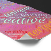 Begeisterung Inspiration Motivierend Poster (Ecke)