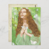 Begeisterung (Nymphe) Postkarte (Vorne/Hinten)