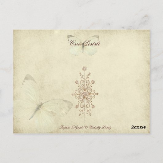 Begeisterung (Nymphe) Postkarte (Rückseite)