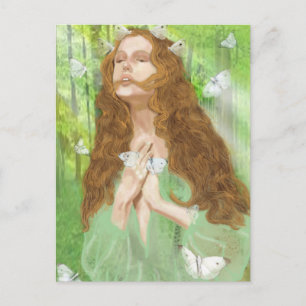 Begeisterung (Nymphe) Postkarte