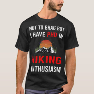 Begeisterung Wandern Wanderung Wanderer T-Shirt