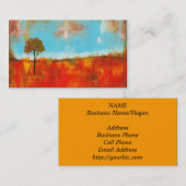 Begeisterungs-abstrakte Visitenkarte (Vorne/Hinten)