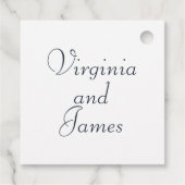 Begeisterungsmarken für zeitgenössische Blaumarmor Geschenkanhänger (Rückseite)