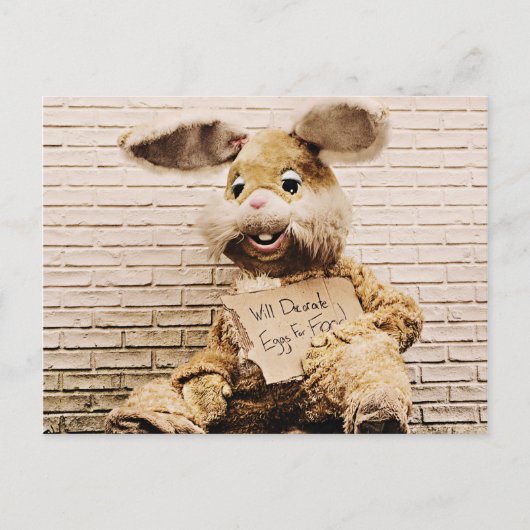Beggar Bunny, Rabbit Anzug, Funny Postkarte (Vorderseite)