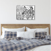 Beggars All Leinwanddruck (Insitu (Schlafzimmer))