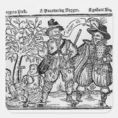 Beggars All Quadratischer Aufkleber (Vorderseite)