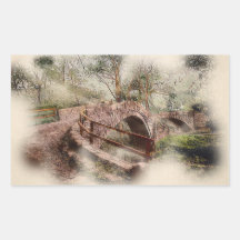 Beggars Bridge, Glaisdale - Aquarellkunst
