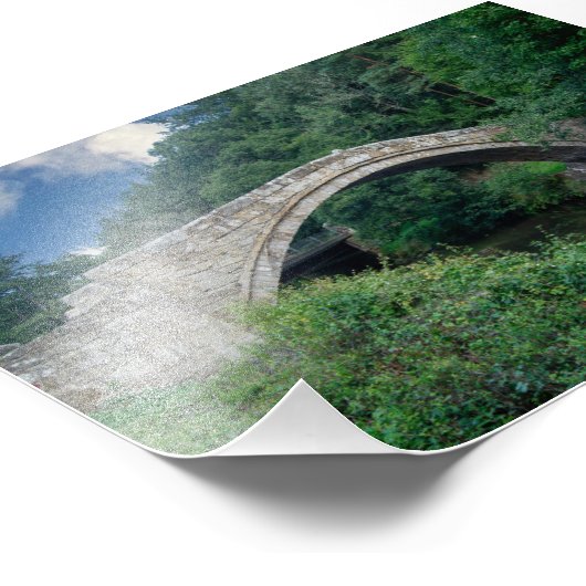 Beggar's Bridge, Glaisdale Fotodruck (Ecke)